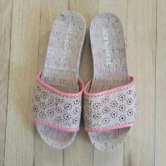 Jack Rogers RO Cork Slides Size 8 - Picture 2 of 6